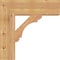 Ekena Millwork Olympic Block Smooth Bracket, Western Red Cedar, 5 1/2"W x 22"D x 22"H BKT06X22X22OLY05SWR - alternate 4